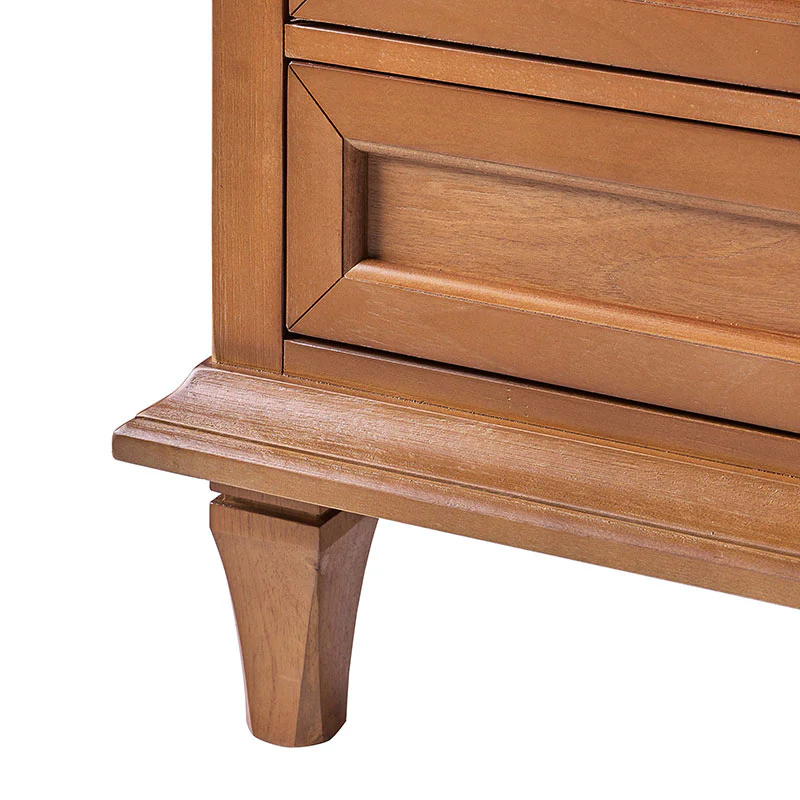 Mornay Transitional Solid Wood 6-Drawer Dresser & 3-Drawer Nightstand - Image 15