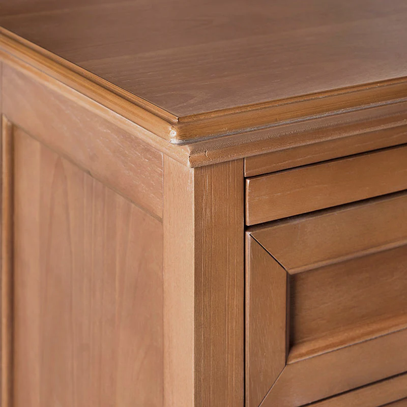 Mornay Transitional Solid Wood 6-Drawer Dresser & 3-Drawer Nightstand - Image 16