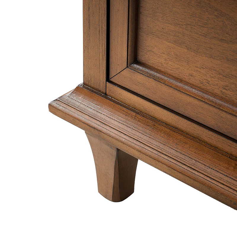 Mornay Transitional Solid Wood 6-Drawer Dresser & 3-Drawer Nightstand - Image 25