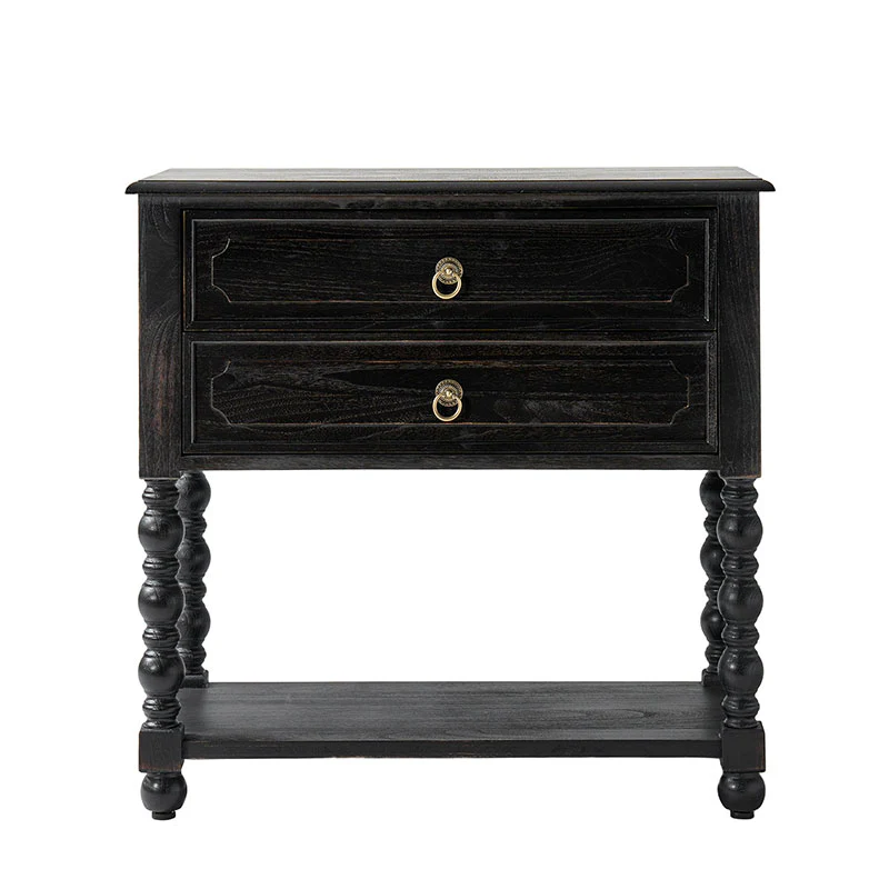Multi-Functional Wooden End Table with USB & Open Shelf(Optional Types) - Image 10