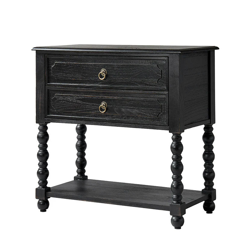Multi-Functional Wooden End Table with USB & Open Shelf(Optional Types) - Image 11