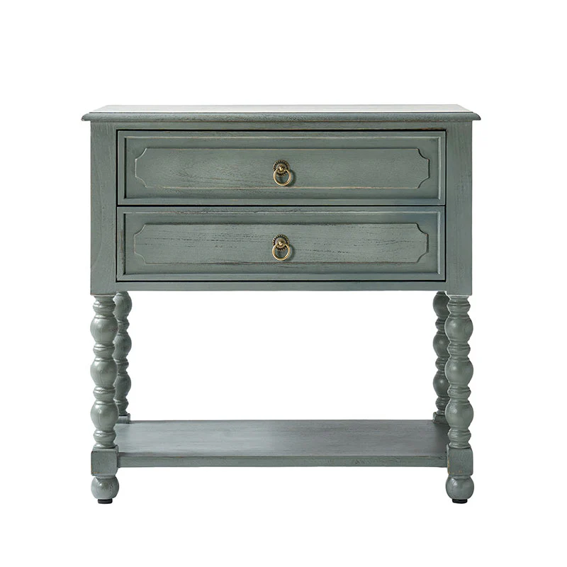 Multi-Functional Wooden End Table with USB & Open Shelf(Optional Types) - Image 3