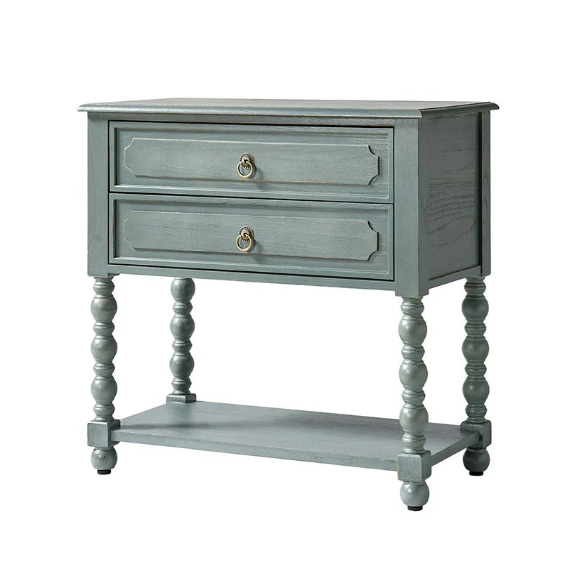 Multi-Functional Wooden End Table with USB & Open Shelf(Optional Types) - Image 4