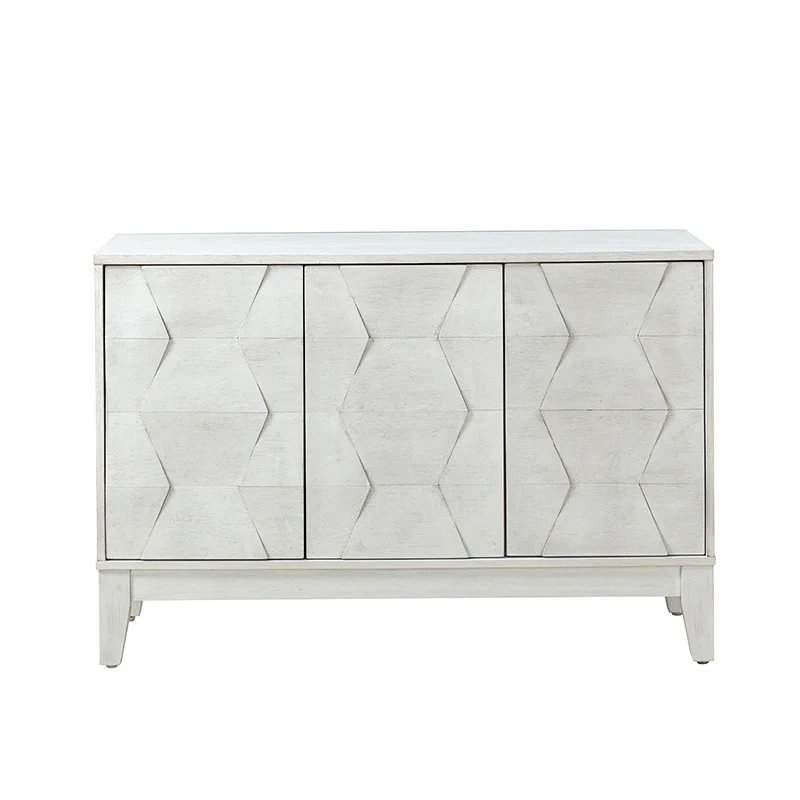 Kamu 45″ Wide 3-Door Sideboard – Modern Minimalist Storage Cabinet - Image 12