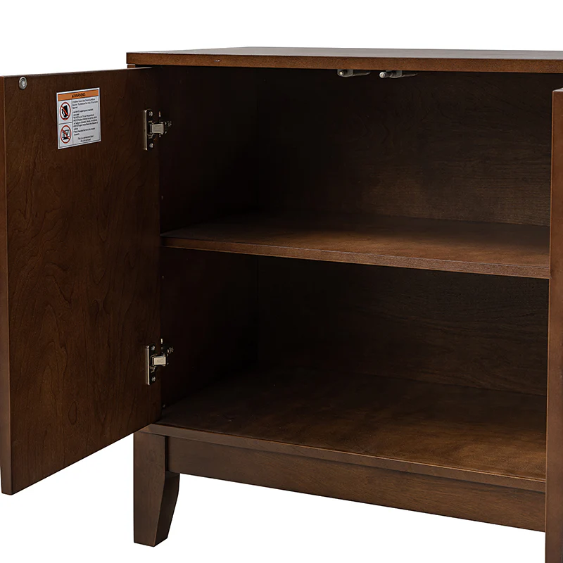 Kamu 45″ Wide 3-Door Sideboard – Modern Minimalist Storage Cabinet - Image 6