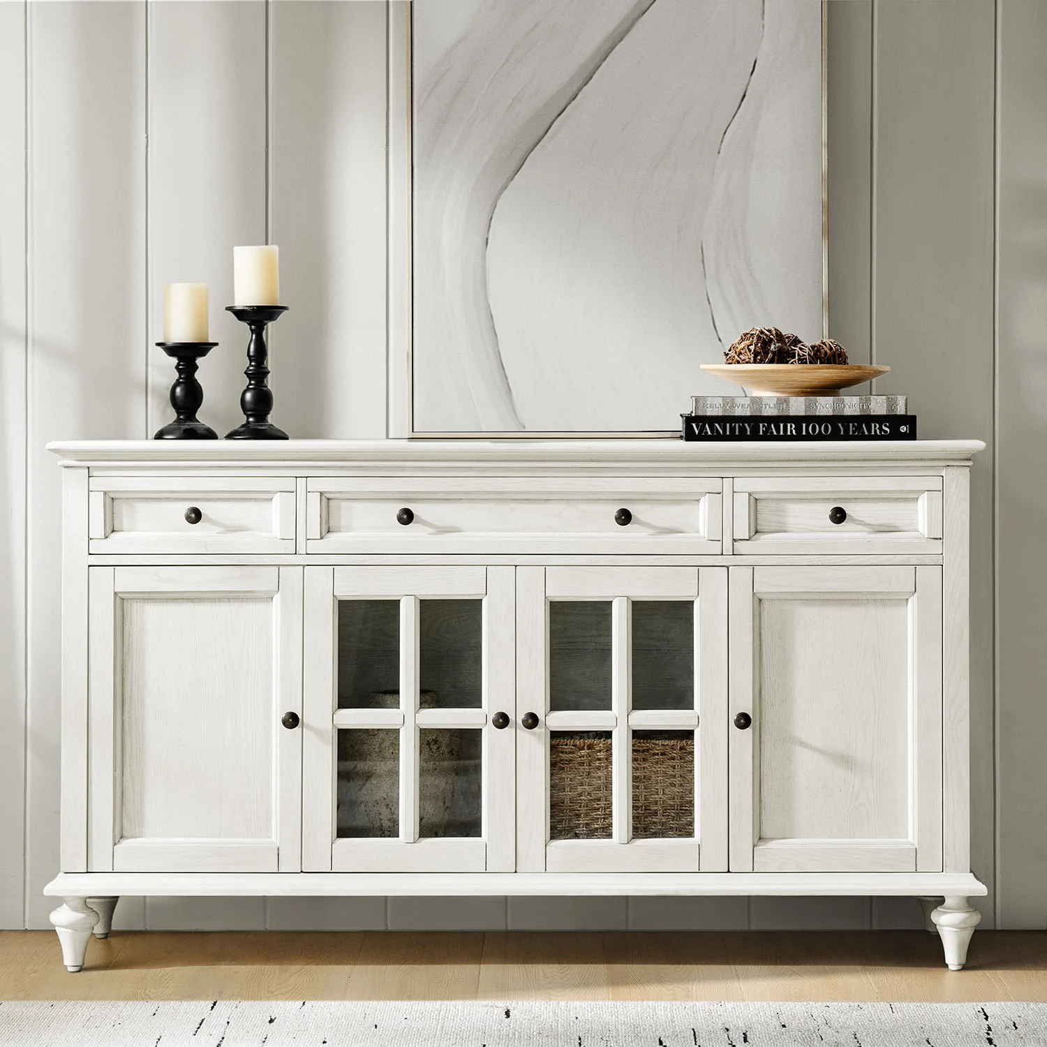 Nemo 58" Wide 3 Drawer Sideboard - Image 9