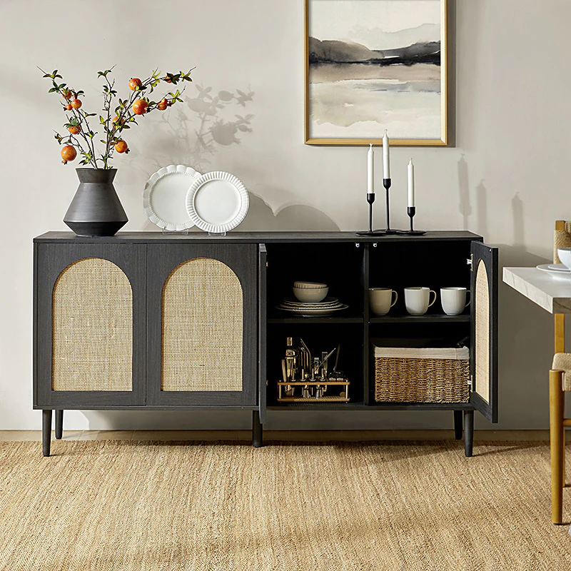 Norbert 63" Wide Sideboard – Large Modern Storage Cabinet for Dining & Living Room - Image 11