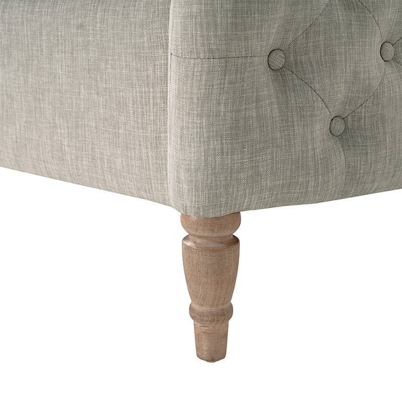 Octavia Upholstered Storage Bench with Turned Wood Legs - Image 32