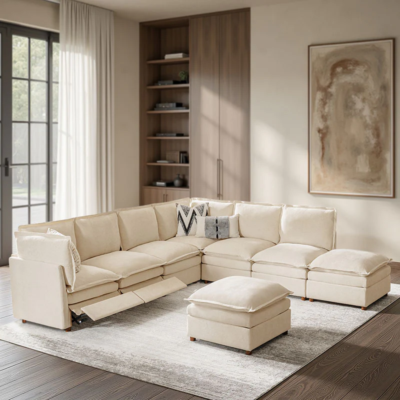 Victoria Oversized Modular Power Reclining Sectional Sofa with Hidden Storage - Image 48