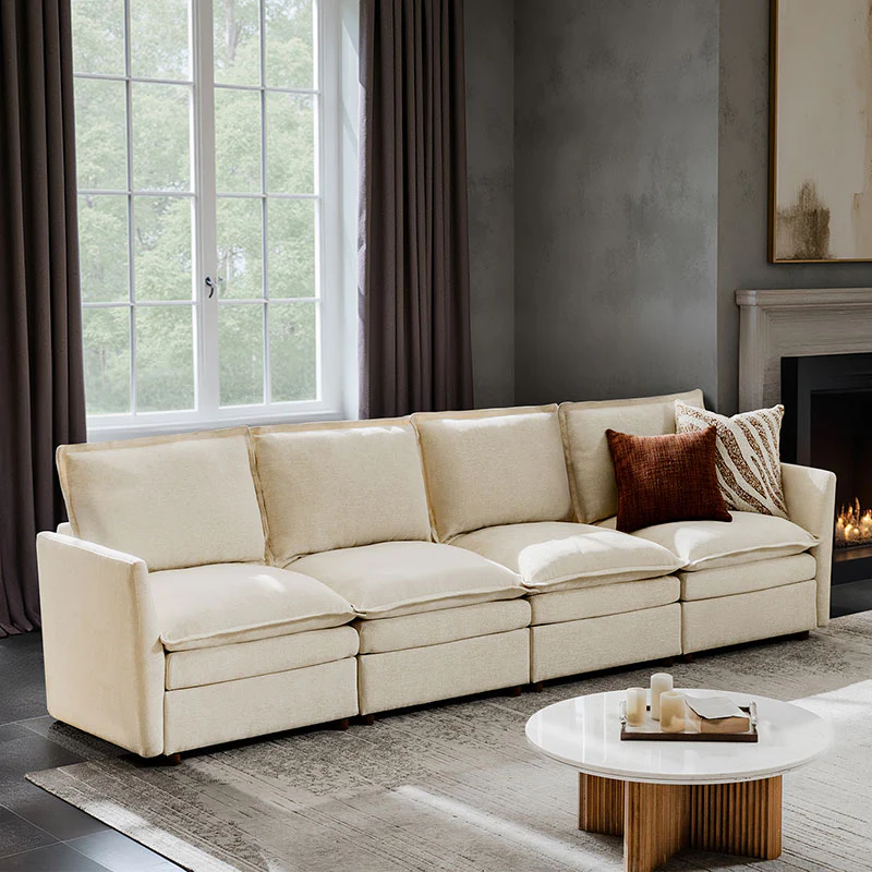 Victoria Oversized Modular Sectional Sofa with Hidden Storage and Removable Slipcovers - Image 37