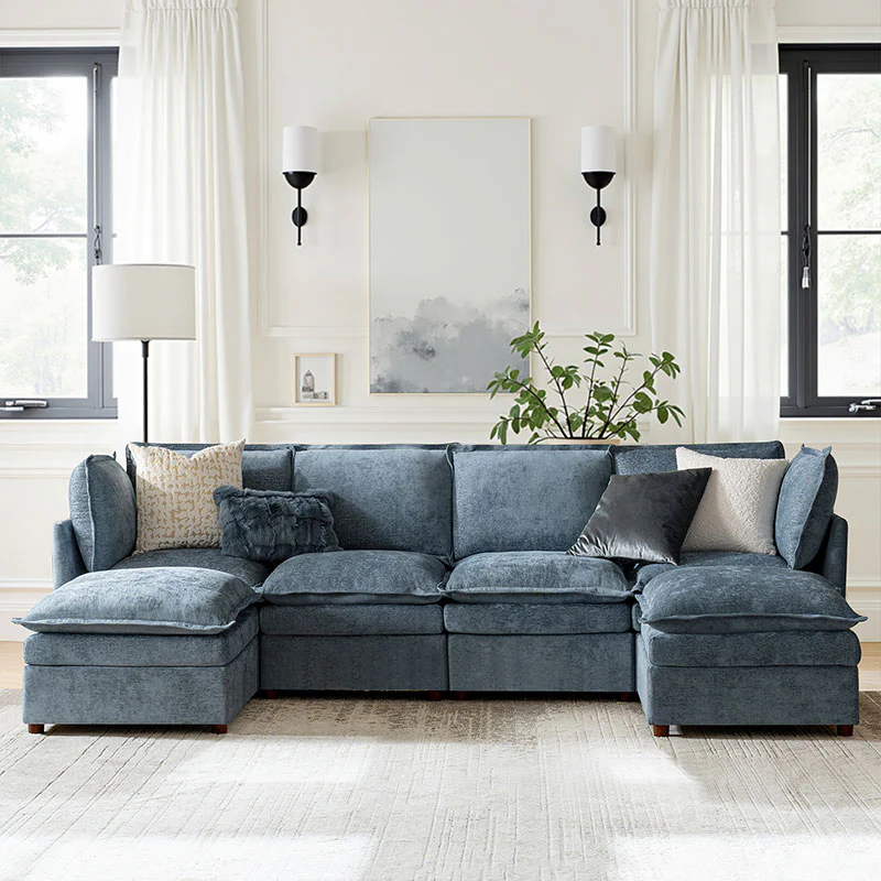 Victoria Oversized Modular Sectional Sofa with Hidden Storage and Removable Slipcovers - Image 41