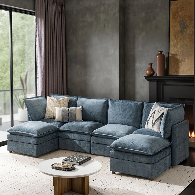 Victoria Oversized Modular Sectional Sofa with Hidden Storage and Removable Slipcovers - Image 42
