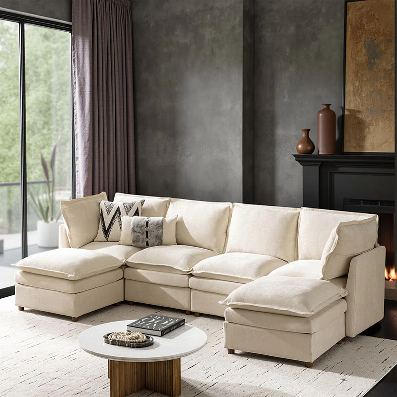 Victoria Oversized Modular Sectional Sofa with Hidden Storage and Removable Slipcovers - Image 47