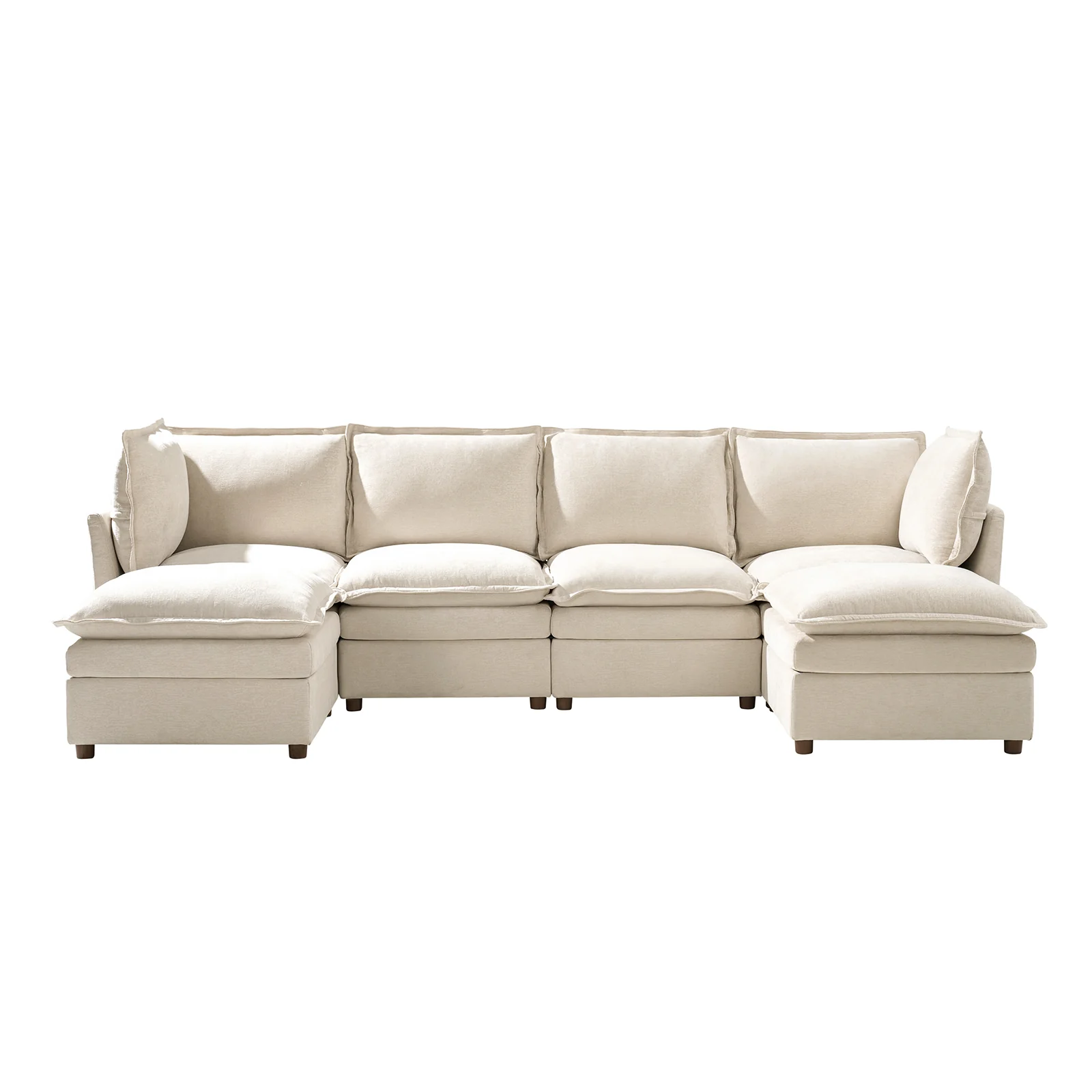 Victoria Oversized Modular Sectional Sofa with Hidden Storage and Removable Slipcovers - Image 50