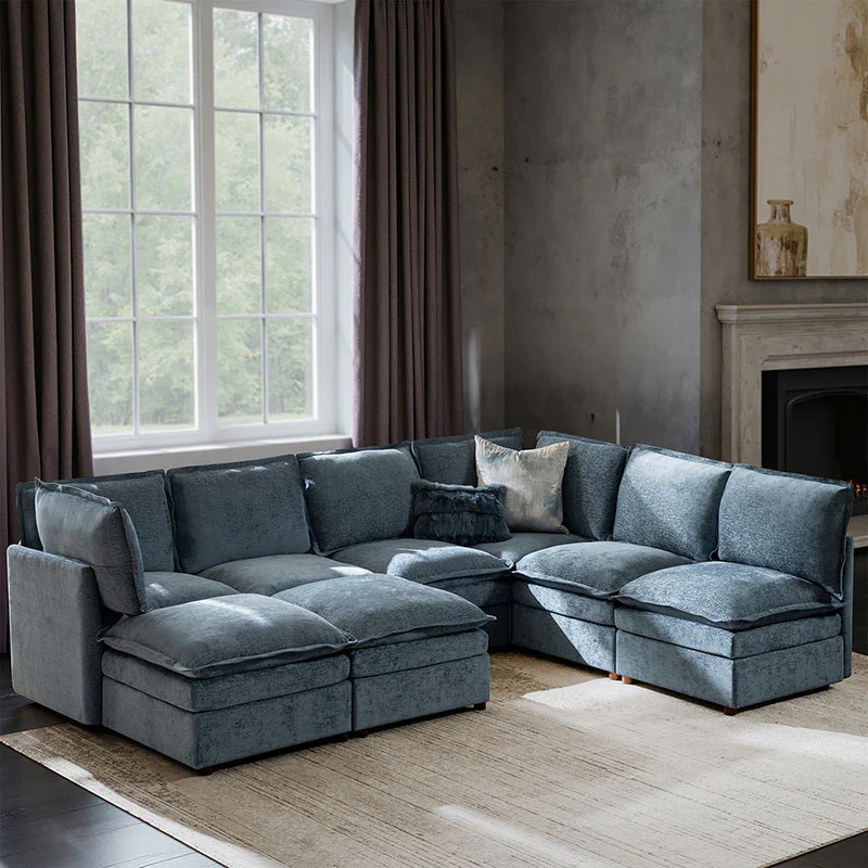 Victoria Oversized Modular Sectional Sofa with Hidden Storage and Removable Slipcovers - Image 52