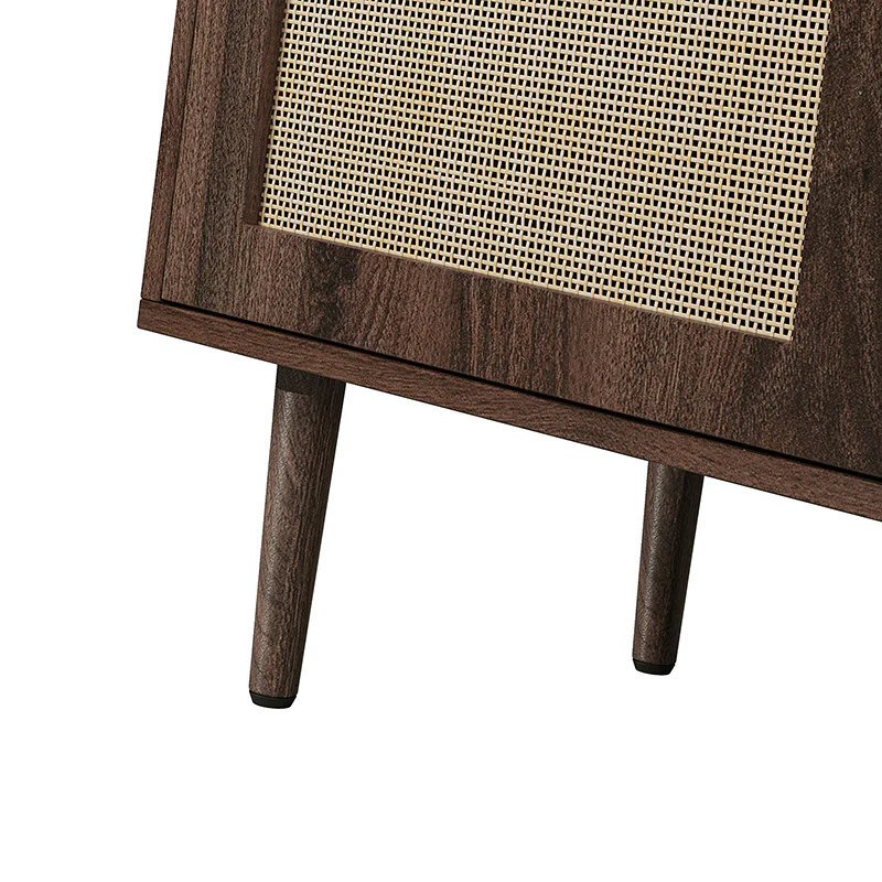 Posey 56″ Wood & Rattan Sideboard – Modern Coastal Storage Cabinet - Image 24
