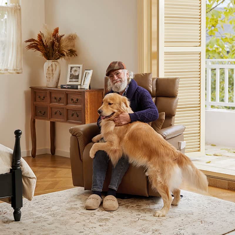 Lay Flat Lift Geri Chairs with Adjustable Head and Lumbar  Lateral  Support - Image 11