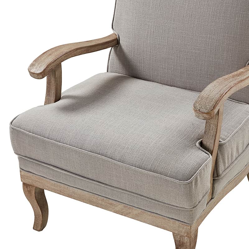 Randolph Farmhouse Upholstered Accent Chair with Wooden Legs(Optional Types) - Image 14