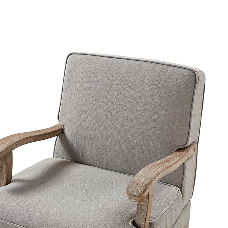 Randolph Farmhouse Upholstered Accent Chair with Wooden Legs(Optional Types) - Image 15