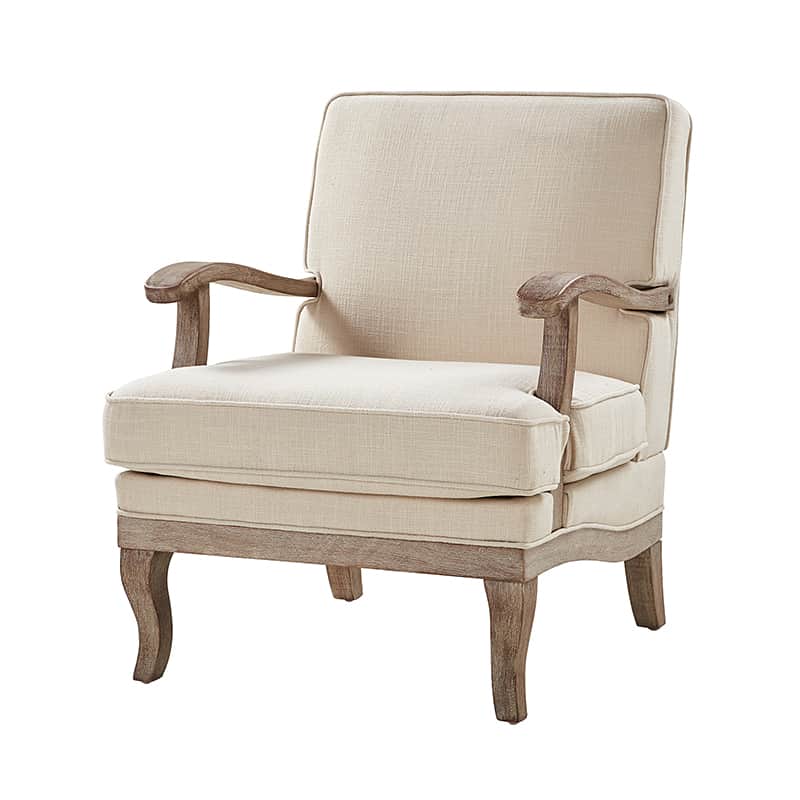 Randolph Farmhouse Upholstered Accent Chair with Wooden Legs(Optional Types) - Image 20