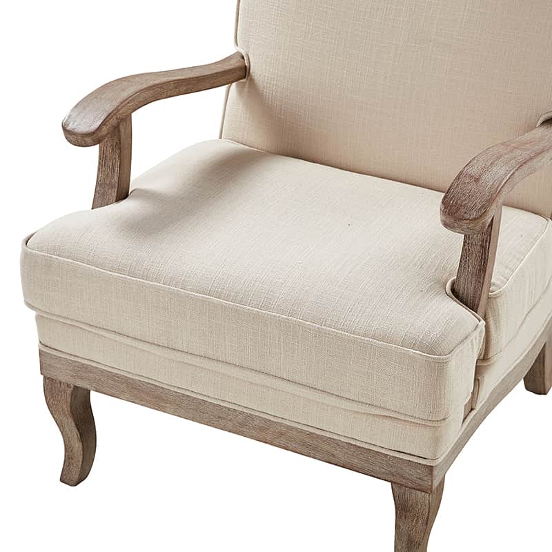 Randolph Farmhouse Upholstered Accent Chair with Wooden Legs(Optional Types) - Image 22