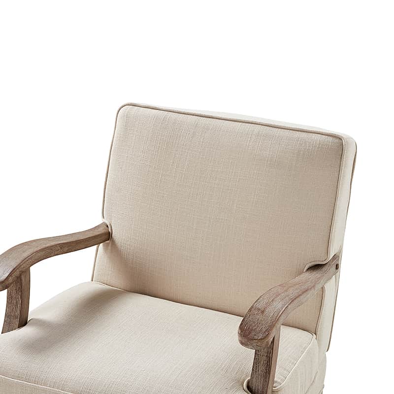 Randolph Farmhouse Upholstered Accent Chair with Wooden Legs(Optional Types) - Image 23