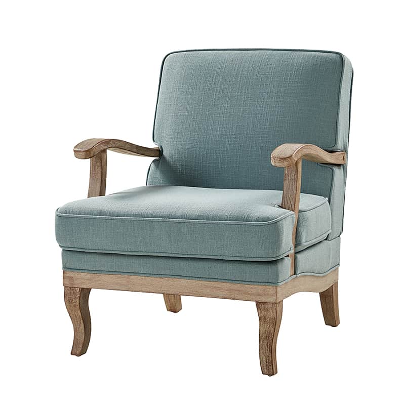 Randolph Farmhouse Upholstered Accent Chair with Wooden Legs(Optional Types) - Image 28