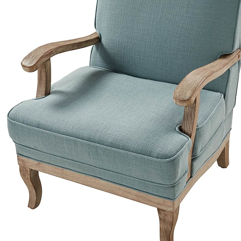 Randolph Farmhouse Upholstered Accent Chair with Wooden Legs(Optional Types) - Image 29