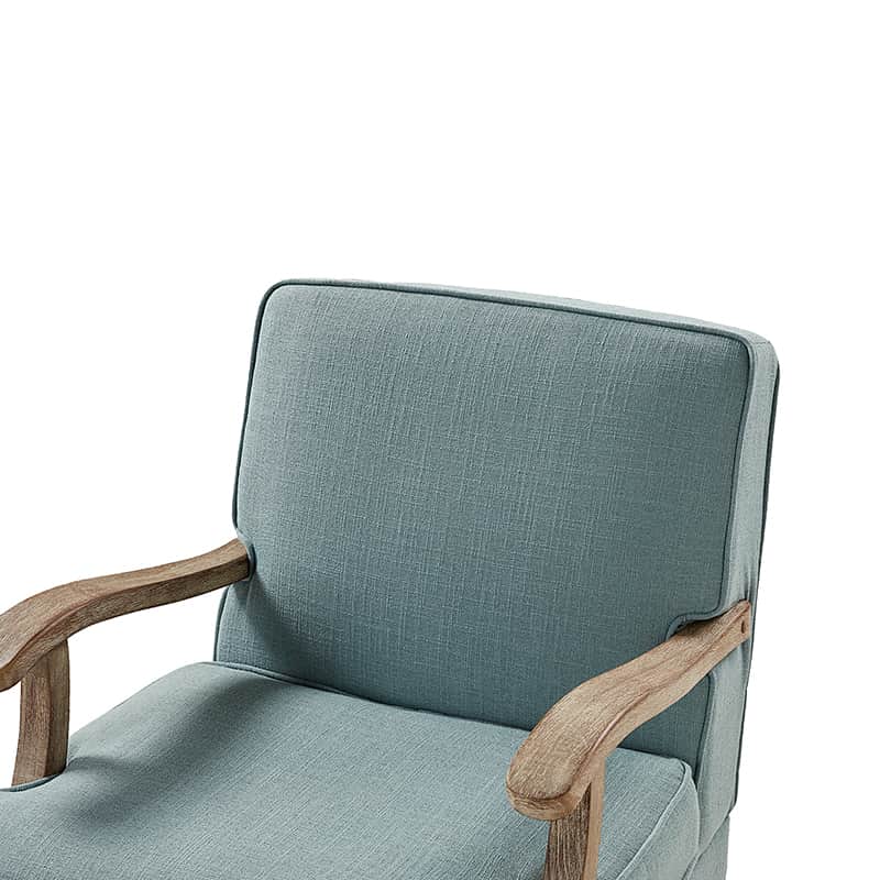 Randolph Farmhouse Upholstered Accent Chair with Wooden Legs(Optional Types) - Image 30