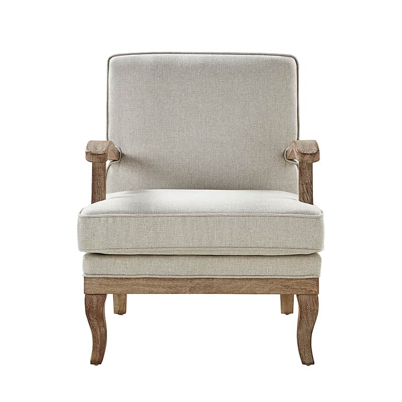 Randolph Farmhouse Upholstered Accent Chair with Wooden Legs(Optional Types) - Image 36