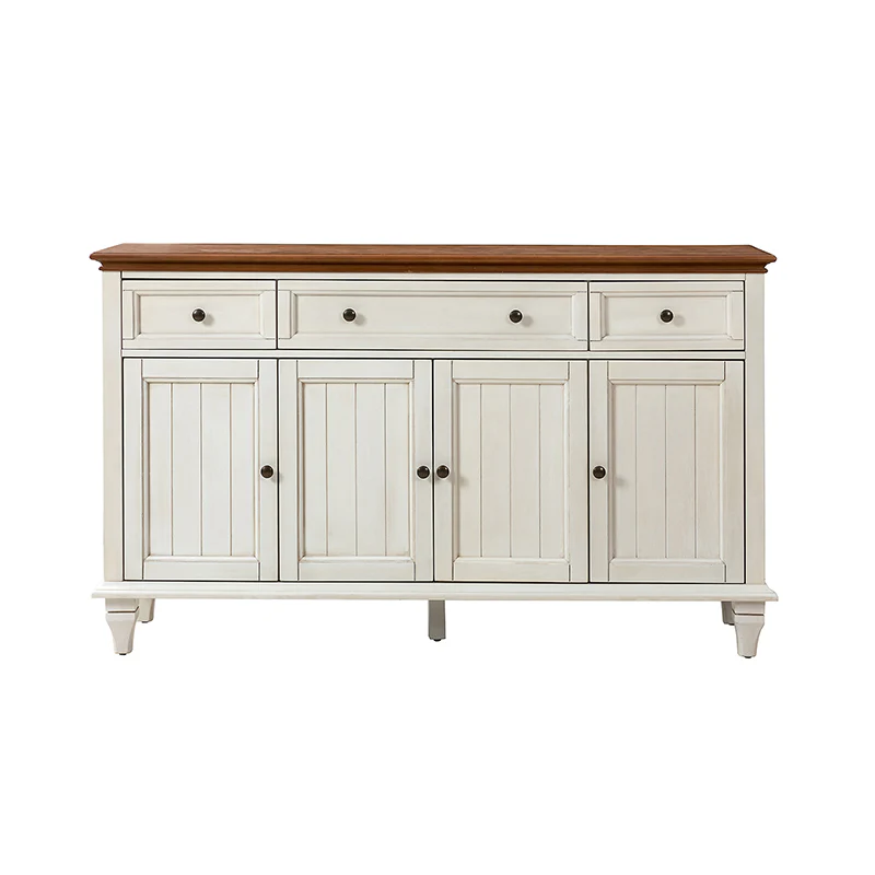 Raphael 58" Wide 3‑Drawer Sideboard – Modern Farmhouse Storage Cabinet With Solid Wood Legs - Image 12