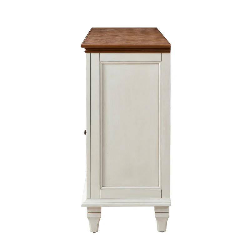 Raphael 58" Wide 3‑Drawer Sideboard – Modern Farmhouse Storage Cabinet With Solid Wood Legs - Image 14