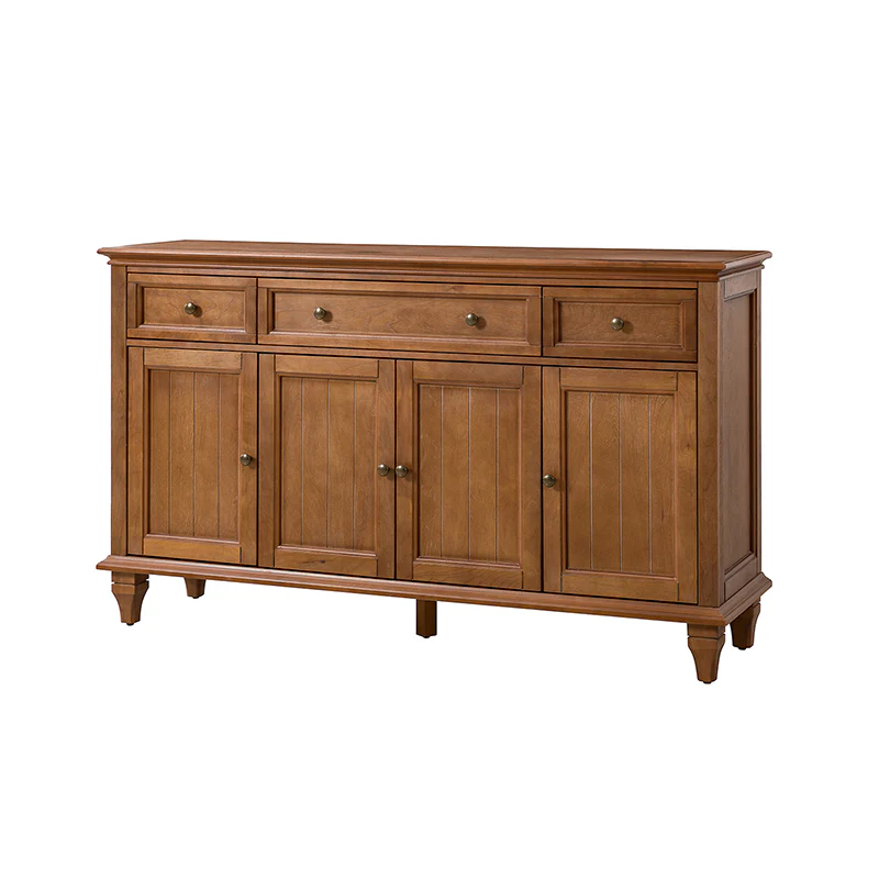 Raphael 58" Wide 3‑Drawer Sideboard – Modern Farmhouse Storage Cabinet With Solid Wood Legs - Image 5