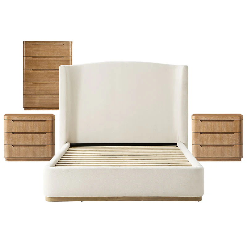Ravona Modern 4-Piece Bedroom Bundle with chest - Image 13