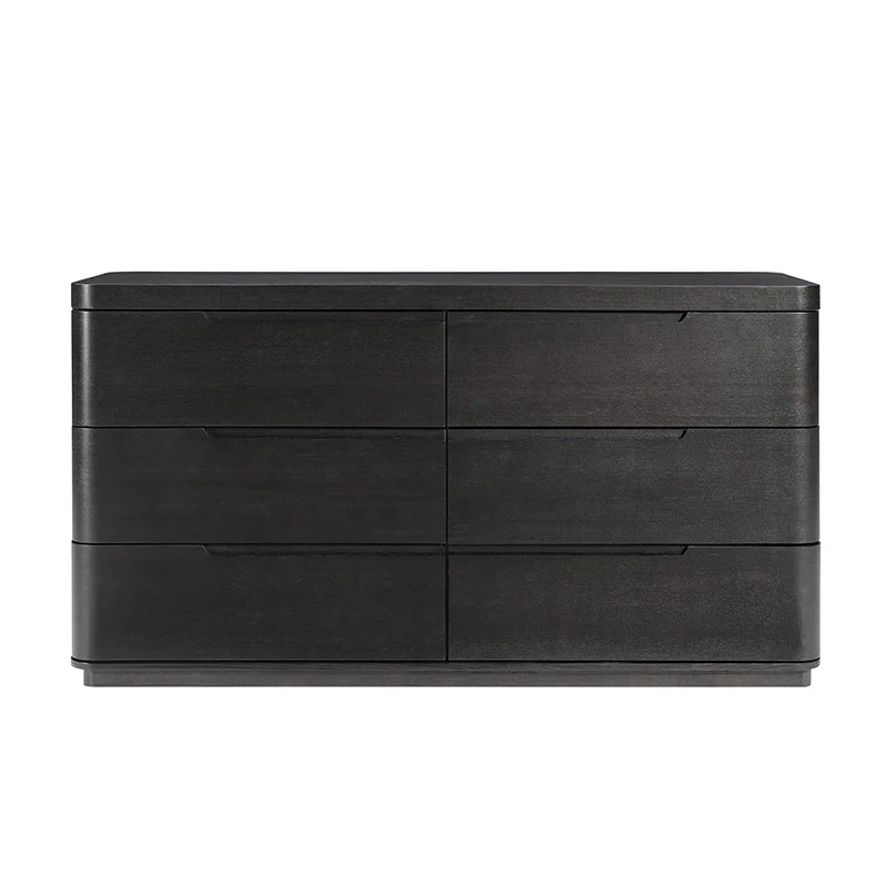 Ravona Modern Rubber Wood 6-Drawer Dresser - Image 11
