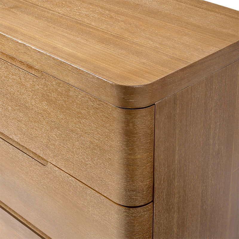 Ravona Modern Rubber Wood 6-Drawer Dresser - Image 7