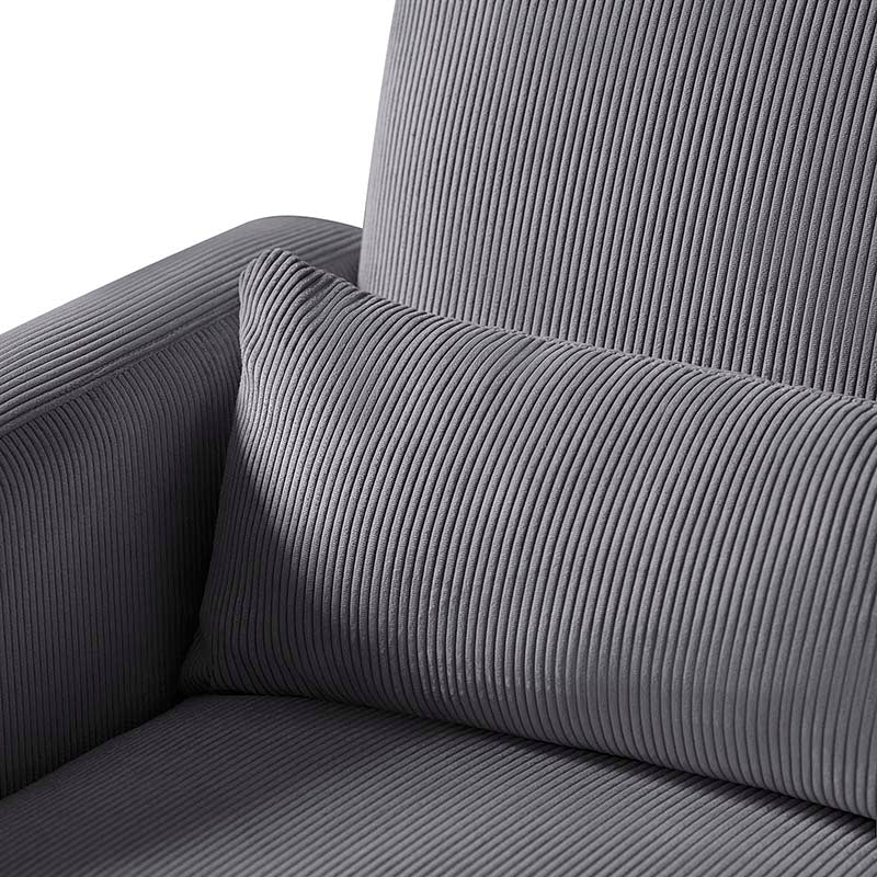 Richard Modern Solid Wood Rocking Chair with Lumbar Pillow - Image 15