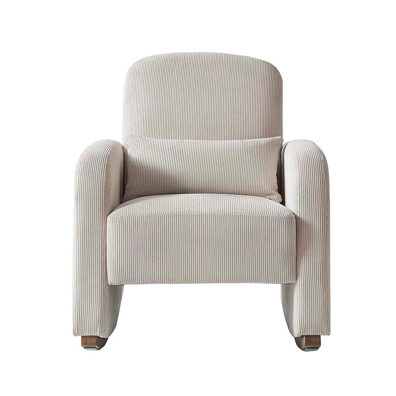 Richard Modern Solid Wood Rocking Chair with Lumbar Pillow - Image 20