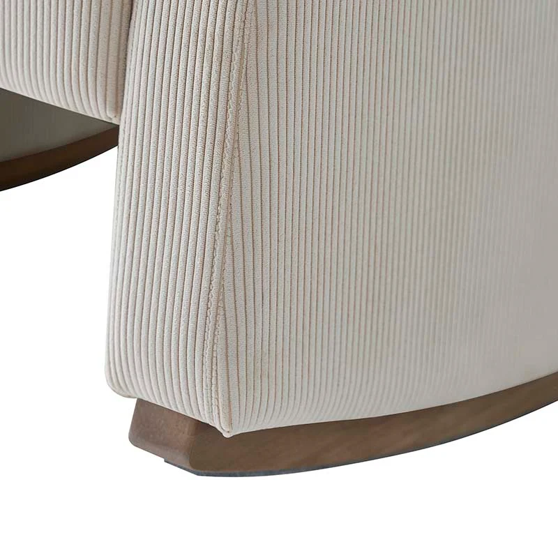 Richard Modern Solid Wood Rocking Chair with Lumbar Pillow - Image 24