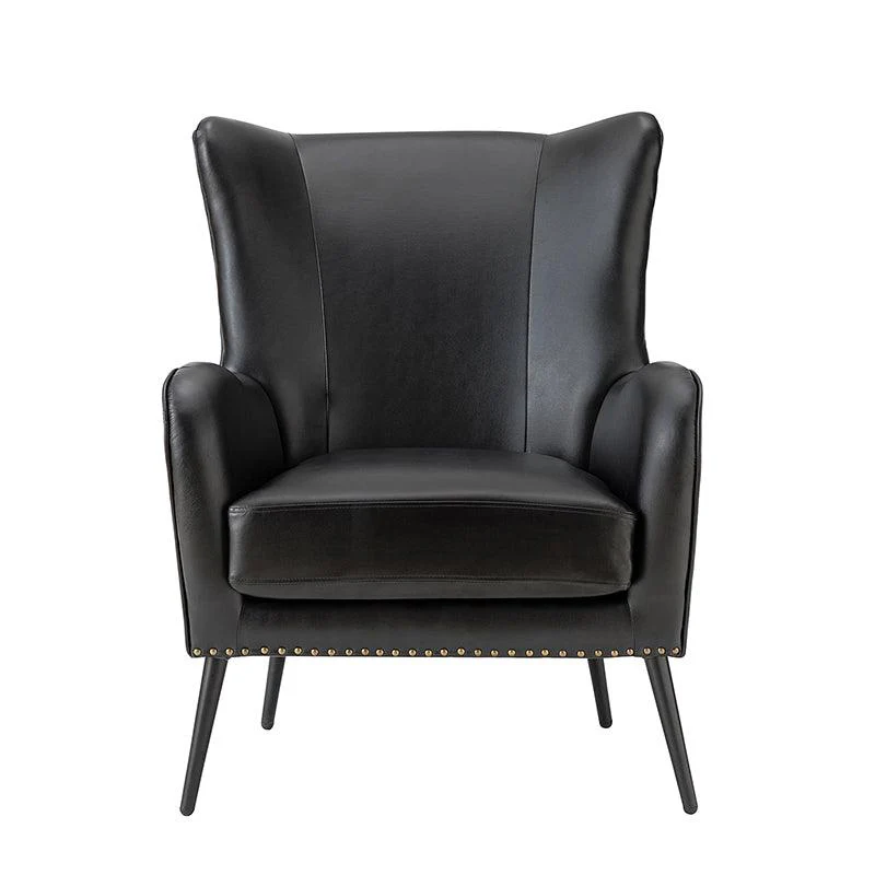 Shepherd Wingback Vegan Leather Armchair(Optional Types) - Image 12