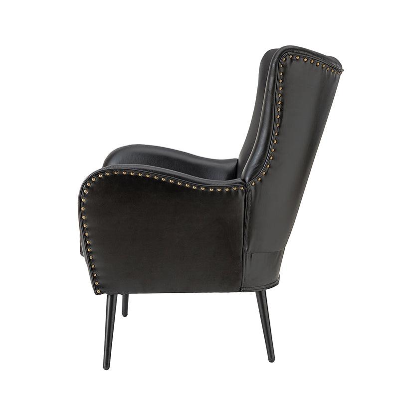 Shepherd Wingback Vegan Leather Armchair(Optional Types) - Image 13