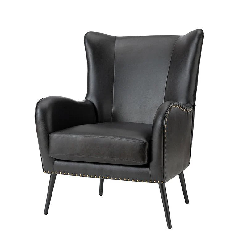 Shepherd Wingback Vegan Leather Armchair(Optional Types) - Image 14