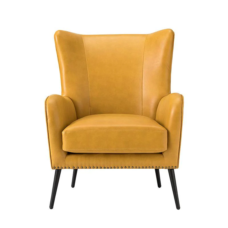 Shepherd Wingback Vegan Leather Armchair(Optional Types) - Image 20