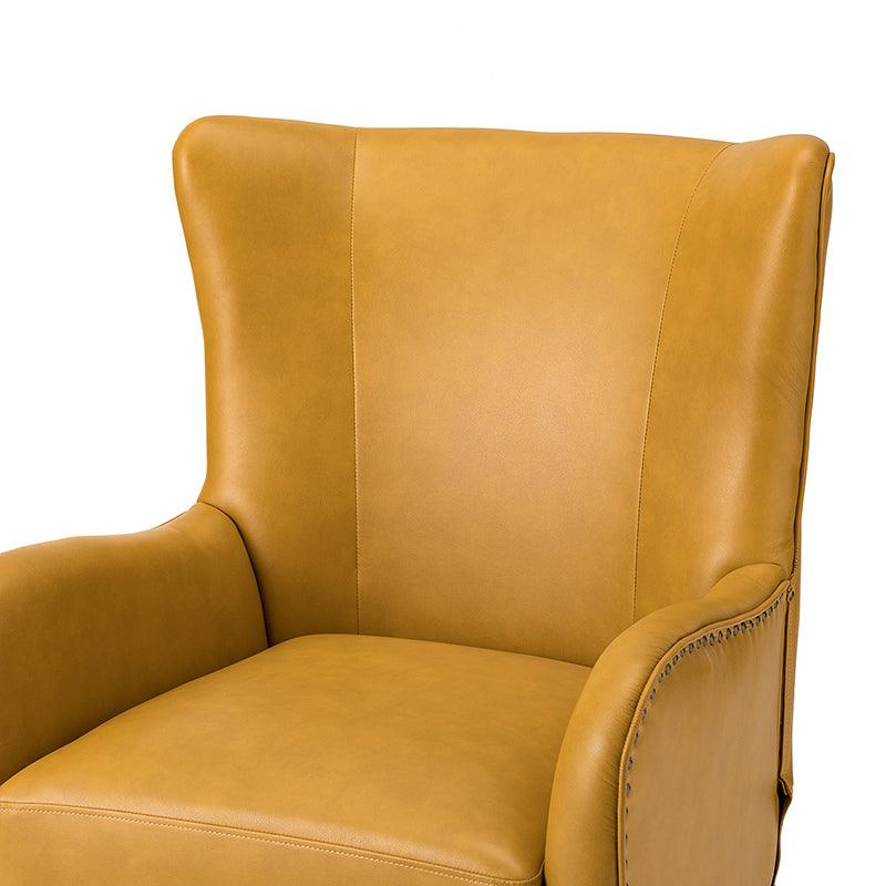Shepherd Wingback Vegan Leather Armchair(Optional Types) - Image 23