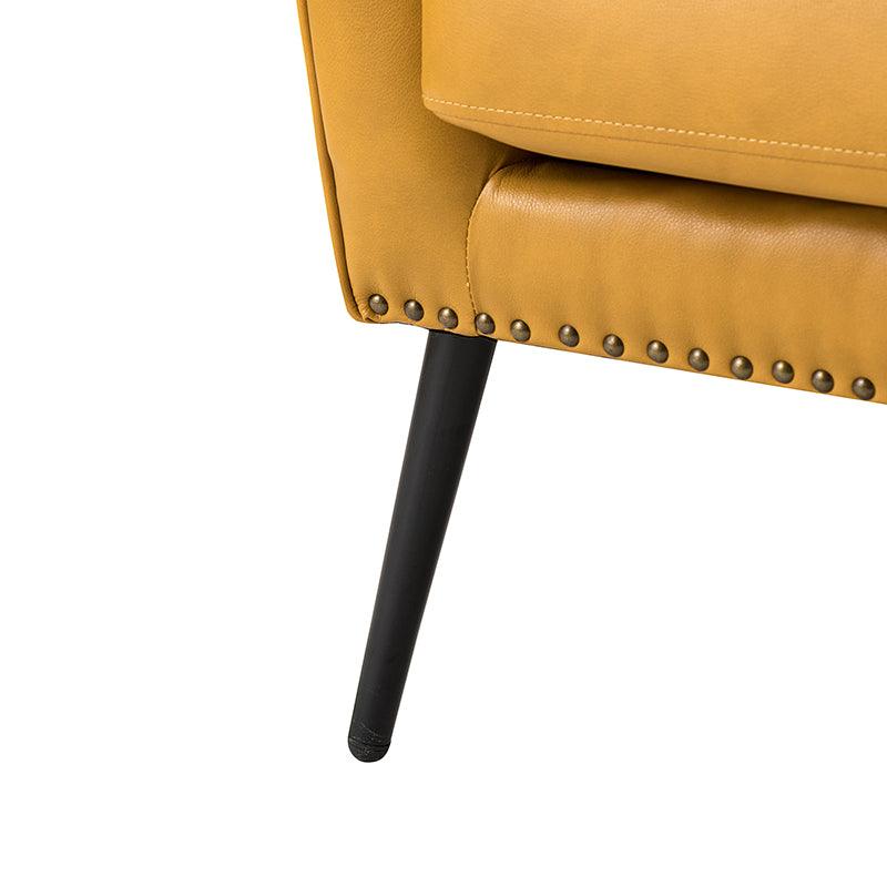 Shepherd Wingback Vegan Leather Armchair(Optional Types) - Image 24