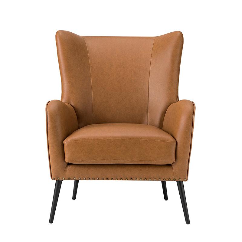 Shepherd Wingback Vegan Leather Armchair(Optional Types) - Image 4