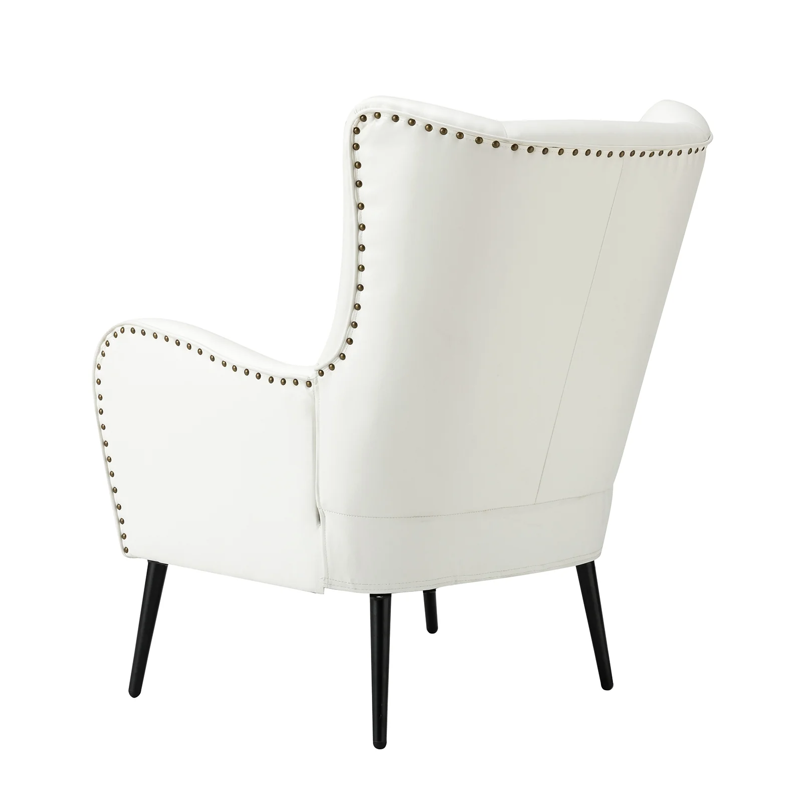 Shepherd Wingback Vegan Leather Armchair(Optional Types) - Image 54