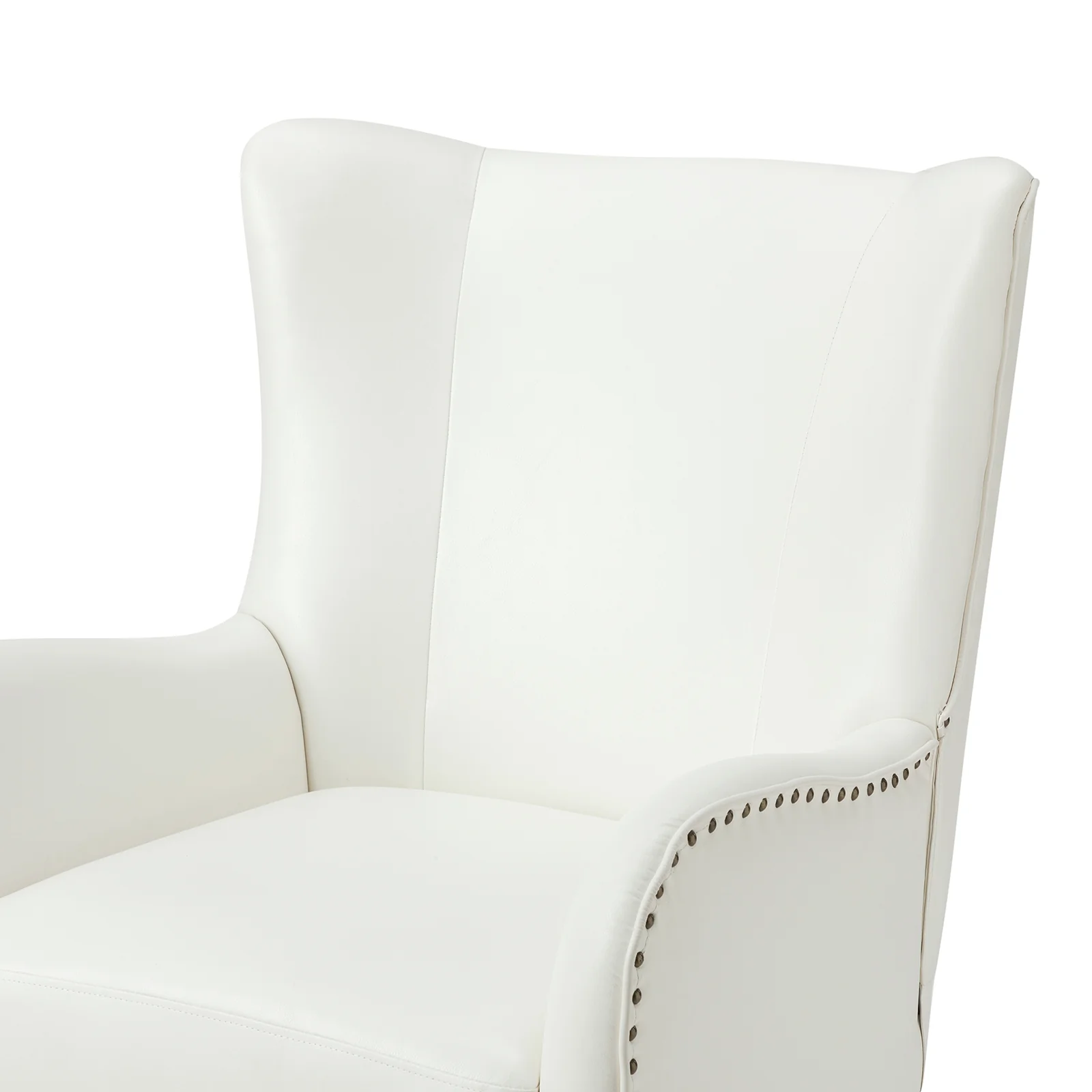 Shepherd Wingback Vegan Leather Armchair(Optional Types) - Image 55