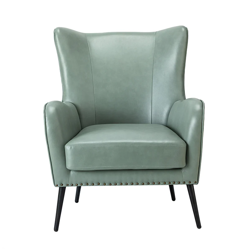 Shepherd Wingback Vegan Leather Armchair(Optional Types) - Image 60