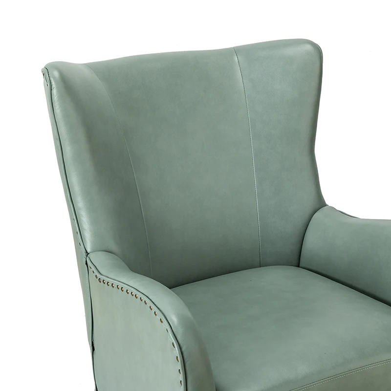 Shepherd Wingback Vegan Leather Armchair(Optional Types) - Image 63